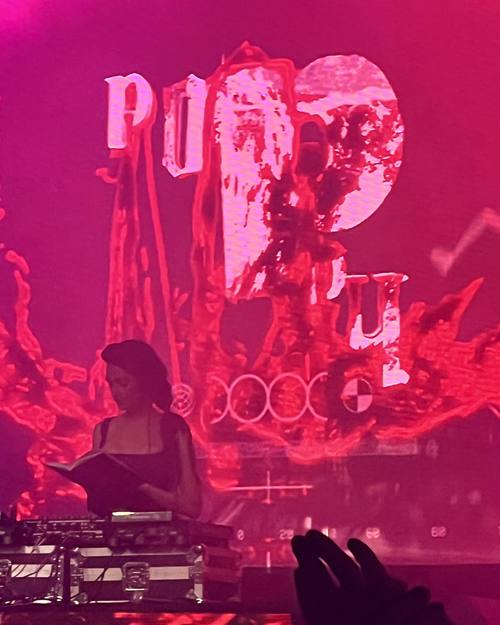 Poppy live with Cyber-Café visuals